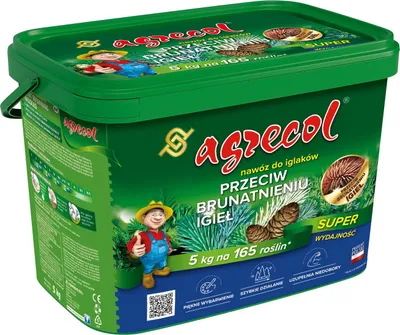 Obrázek produktu pro Hnojivo proti hnědnutí jehličnanů AGRECOL 5KG