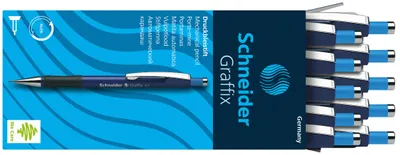 Immagine prodotto di Matita meccanica Schneider Graffix (0,7 mm) confezione da 10 blu