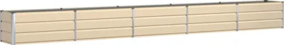 Zdjęcie produktu dla vidaXL Sadzarka do kości słoniowej 480 x 50 x 45 cm Stal ocynkowana