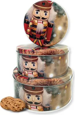 Produktbild von Keksdosen Weihnachten 3teilig Dosen Set Weihnachts Keksdose Gebäck Kekse Dose