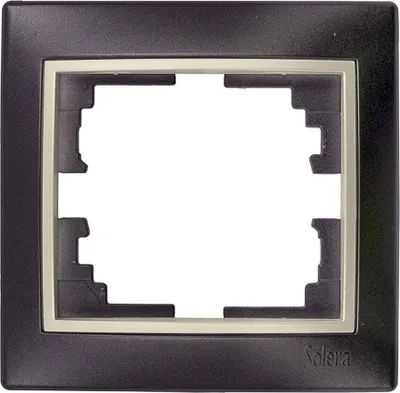 Immagine prodotto di Telaio Per 1 Pezzo Nero E Anello Di Perline 83X81X10Mm. S.europa Solera