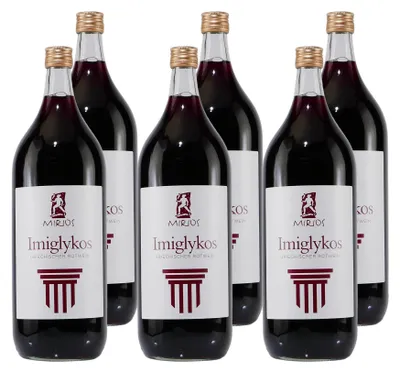 Produktbild von Mirios Imiglykos Rotwein -lieblich- (6 x 2,0L)