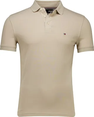 Produktbild von Tommy Hilfiger 1985 Slim Polo, heren poloshirt, beige