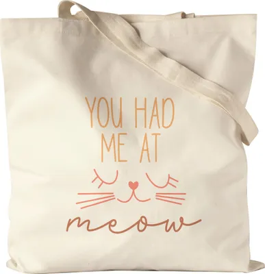Produktbild von You had me at Meow Jutebeutel Katzenliebhaber Geschenkidee Cat Mom Cat Dad