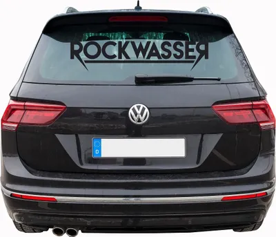 Produktbild von Rockwasser - Classic, Heckscheibenaufkleber ca. 60 cm x 13,5 cm