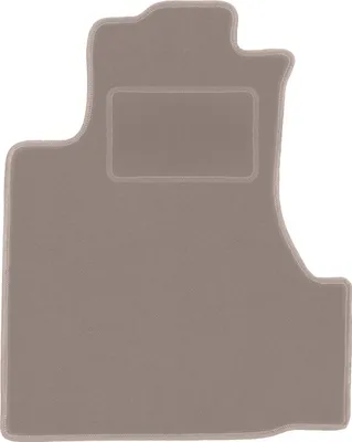 Produktbild von Fahrerfußmatte Velours beige passend für Honda CR-V III (2006-2011, SUV) – mit Befestigungen – passgenau