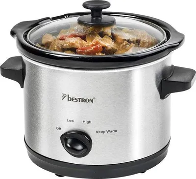 Immagine prodotto di Pentola a vapore 1,5 L 120 W in acciaio inossidabile e vetroVetroceramica, color argento