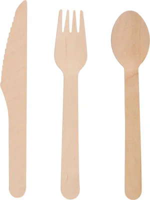 Produktbild von 24-teiliges Essbesteck-Set für 6 Personen mit Holzgriffen