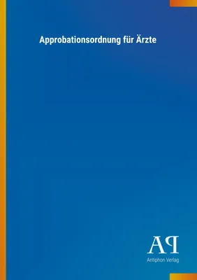 Produktbild von Approbationsordnung für Ärzte