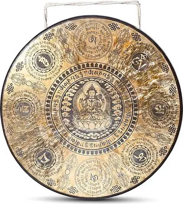 Produktbild von Nepalesischer Gong Chenrezig graviert -- 60cm, 9,5kg online bestellen