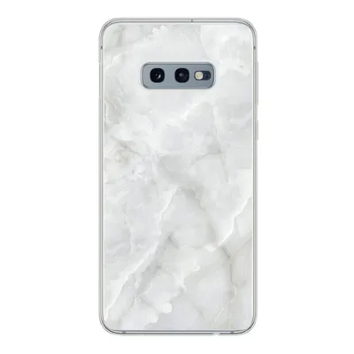 Produktbild von MuchoWow® Handyhülle Schutzhülle Hülle für Samsung Galaxy S10e Marmor - Weiß - Muster - Stein - Marmoroptik Silikon Softcase Handy Hülle - Handy
