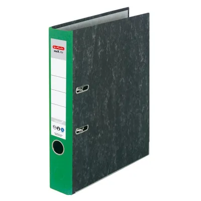 Immagine prodotto di herlitz 5141502 maX.file cartella natura verde cartone marmorizzato 5,0 cm DIN A4