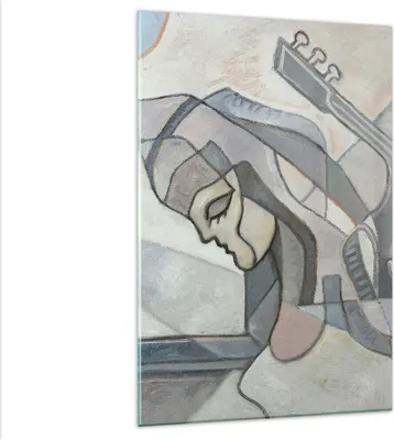 Produktbild von Bilder auf glas - Einteilig - Abstraktion modern - 80x120cm - Glasbilder - Wandbilder - Bilder - zum Aufhängen bereit - Wanddekoration aus Glas - Glas Bilder - Wandbild auf Glas - GPA80x120-3739