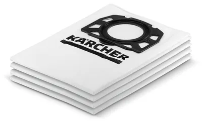 Produktbild von Kärcher Vliesfilterbeutel KFI 487, für WD 4–7 KWD 4–6, 4 Stück, reißfest
