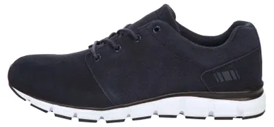 Produktbild von Boras Sports Sneaker Suede Echtleder auch in Übergrößen 'Status' navy/white 5210-0051, Herren:47 EU
