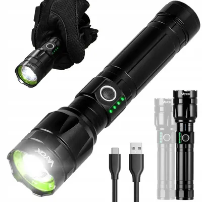 Produktbild von Vayox Taschenlampe VA0108 Pro Series | 1060lm | LED | IPX5 | 5000mAh | 5 Modi | Schwarz