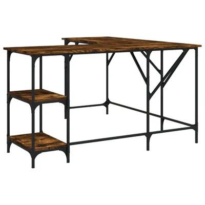 Produktbild von Schreibtisch Räuchereiche 139x139x75 cm Holzwerkstoff