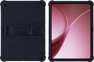 Produktbild von OnePlus Pad Go 2 Hülle - Coverup Silikon Back Cover mit Kickstand - Schwarz