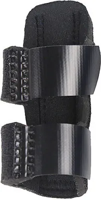 Produktbild von ASKSA Fingerschiene Fingerschutz Schnappfinger, verstellbarem Befestigungsgurt Fingerverband, Schwarz