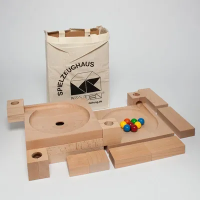 Immagine prodotto di Pista per biglie Kugelbahn. Dimensioni: 12 cm x 24 cm x 33 cm. NUOVO