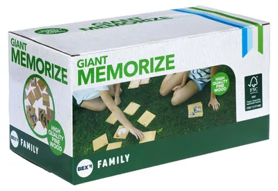 Zdjęcie produktu dla Bex Sport Giant Houten Memorie, Gra planszowa, Pamięć, Gra rodzinna