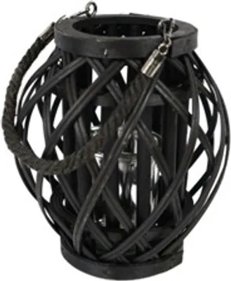 Produktbild von Keine Marke Laterne Hamada schwarz 22 cm | 4 Stück