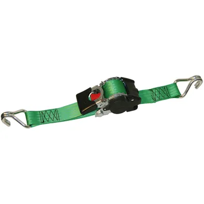 Produktbild von Kerbl Automatik-Zurrgurt mit Aufrollfunktion Farbe grün, Länge 3 m, Breite 50 mm