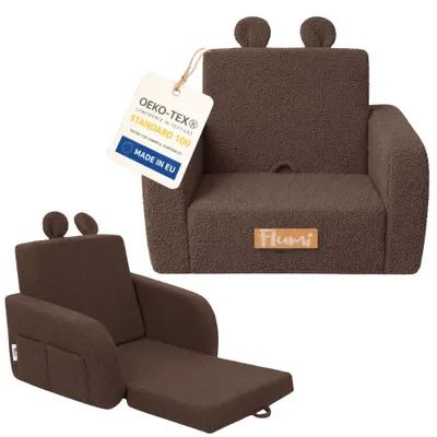 Produktbild von Flumi Kindersessel klappbar Kindersofa mit Liegefunktion und abnehmbarem Bezug