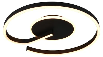 Zdjęcie produktu dla LED, lampa sufitowa, metal, czarny, ściemniacz, CCT, wys. 6,5 cm