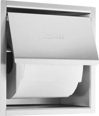 Produktbild von Wagner-EWAR Toilettenpapierhalter WP157 Edelstahl für Unterputzmontage, Variante:Edelstahl matt