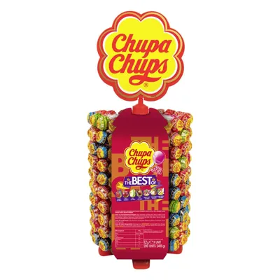 Produktbild von Chupa Chups Lollie Wheeldisplay (200 Stück)