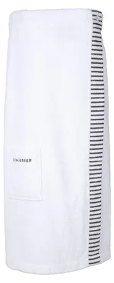 Produktbild von SCHIESSER Saunakilt Rom Damen | Einfarbig | 100% Baumwolle | Weich & Saugstark | 36-42 | Weiß