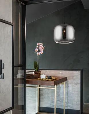 Produktbild von Nova Luce SAVAZ Pendelleuchte E27 Schwarz 120x28cm dimmbar 9726483