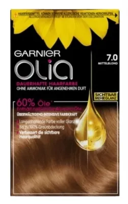 Obrázok produktu pre Garnier Olia, 7.0 Stredná blond, Farba na vlasy