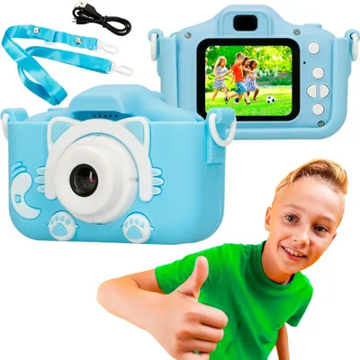 Immagine prodotto di Telecamera Extralink Kids Camera H27 singola blu | telecamera | 1080p 30 fps, display da 2,0"