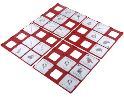 Image de Lot de 4 tableaux de jeu pour Kingdom Death: Monster, jaune