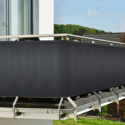 Obrázok produktu pre Jopassy PVC súkromie obrazovka mat súkromie plot súkromie obrazovka pre plot balkón vetrolam šedá 90x800cm