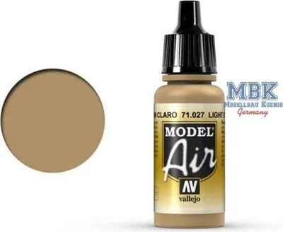 Imagen del producto de Vallejo 71.027, 17 ml, color marrón, acabado mate, envase tipo botella