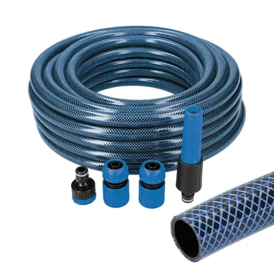Produktbild von Edm 74098 15 M Gartenschlauch-kit Blau Blau One Size
