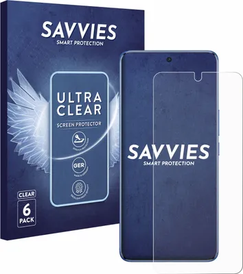 Produktbild von 6x Für Vivo V50 Schutzfolie Savvies Displayschutz Display Schutz Folie Klar Transparent