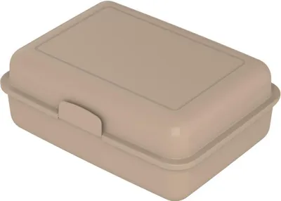 Produktbild von Lunchbox "School-Box" groß - Nachhaltige Brotzeitbox aus Zuckerrohr - Brotdose ideal für Kinder und Erwachsene - aprikose
