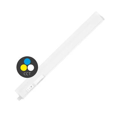 Produktbild von Ecolite Küchen-LED-Leuchte 18 W, Farbtemperatur 2160 lm, 117 cm, weiß TL2001-CCT/18W