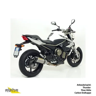 Produktbild von ARROW Auspuff THUNDER für Yamaha XJ6 Diversion 2009-2016, Aluminium