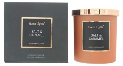Image de Home Lights, Salt & Caramel, bougie parfumée, 215 g