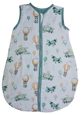 Produktbild von Ankras Musselin Sommerschlafsack 56-62 0,5 TOG 100% Baumwolle