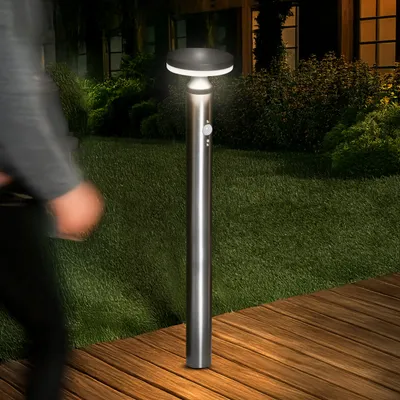 Produktbild von esotec Solar PIR Standleuchte Cortona 80, Bewegungsmelder, Akku, outdoor 102767
