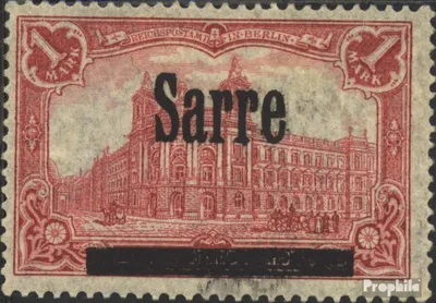 Produktbild von Briefmarken Saarland 1920 Mi 17A I postfrisch Germania
