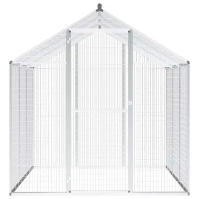 Produktbild von vidaXL Außenvoliere Aluminium 183x178x194 cm