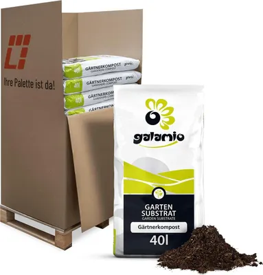 Produktbild von Galamio Gärtnerkompost 40l x 12 Sack 480l Palette