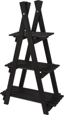Produktbild von Blumenständer aus Holz 3 Etagen 84 cm